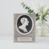 Charles Louis de Secondat, Baron de Montesquieu Briefkaart (Staand voorkant)