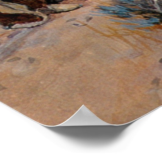 Charles M. Russell's First Wagon Tracks (1908) Poster (Hoek)