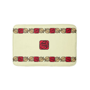 Charles Mackintosh Arts & Crafts Style Roos Frieze Badmat