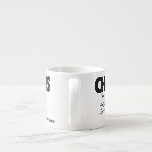 Charles Mantis Espresso Mok (Achterkant)