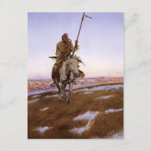 Charles Marion Russell - Cree Indian Briefkaart