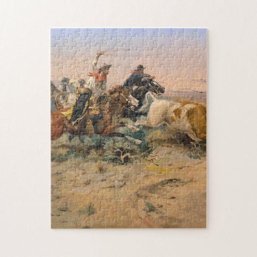 Charles Marion Russell - Herd Quit Legpuzzel (Verticaal)