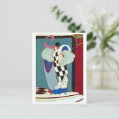 Charles Martin Mode Feestdagenkaart (Staand voorkant)