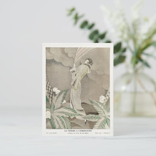 Charles Martin, Mode, stijl Briefkaart (Staand voorkant)