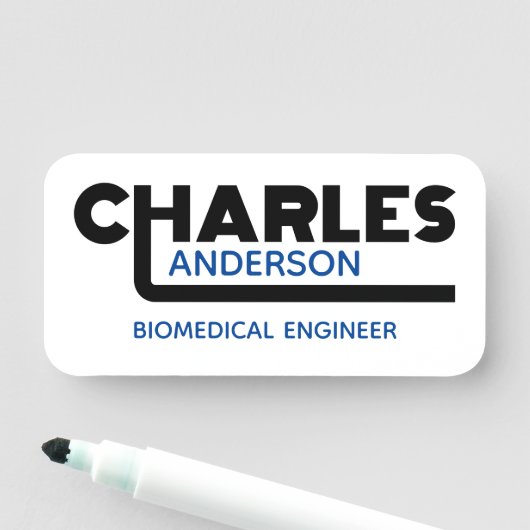 Charles Name Tag (In situ)