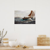 Charles Napier Hemy with Wind and Tide Poster (Keuken)