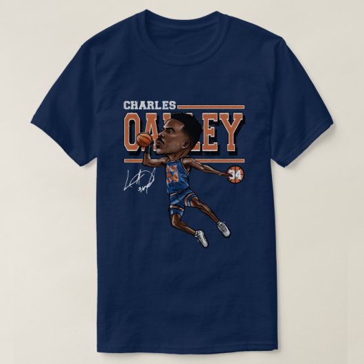 Charles Oakley Cartoon T-shirt (Design voorkant)
