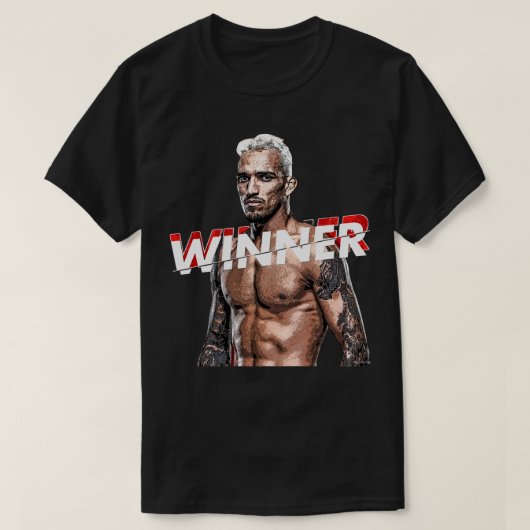 Charles Oliveira Gagnante léger Tshirt classique (Design devant)