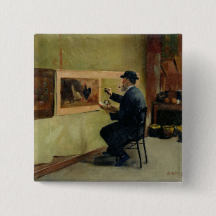 Charles Philippe Gevens, schoonvader van kunstenaa Vierkante Button 5,1 Cm