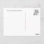 Charles Pierre Baudelaire (1821-1867) Briefkaart (Achterkant)