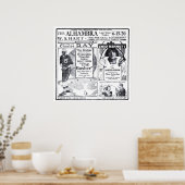 Charles Ray 1920 honkbalfilm en poster (Keuken)