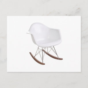 Charles & Ray Eames Shell Eiffel Rocking Chairman Briefkaart