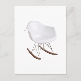 Charles & Ray Eames Shell Eiffel Rocking Chairman Briefkaart