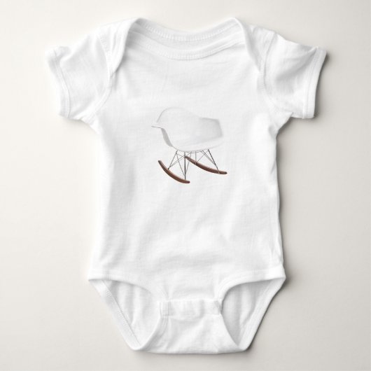 Charles & Ray Eames Shell Eiffel Rocking Chairman Romper (Voorkant)
