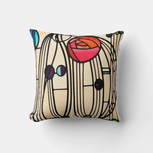 Charles Rennie Mackintosh Kussen (Voorkant)
