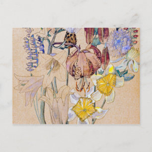 Charles Rennie Mackintosh - Mont Louis - Flower Briefkaart