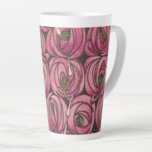 Charles Rennie Mackintosh - Rozen Latte Mok (Rechterhoek)