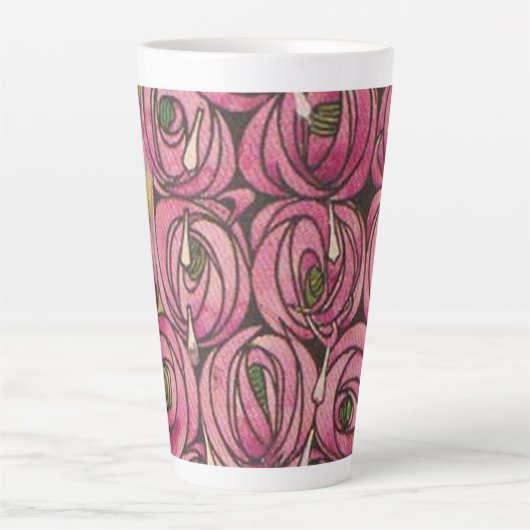 Charles Rennie Mackintosh - Rozen Latte Mok (Voorkant)