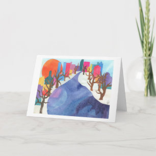 Charles River bij Wintertijd Kaart