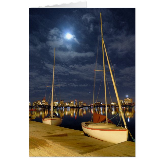 Charles River en Boston Skyline (Voorkant)