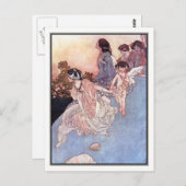 Charles Robinson -  dames en heren Cupid Briefkaart (Voorkant / Achterkant)