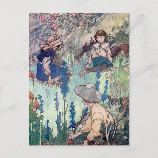 Charles Robinson - Het Geheime Tuin Briefkaart (Voorkant)