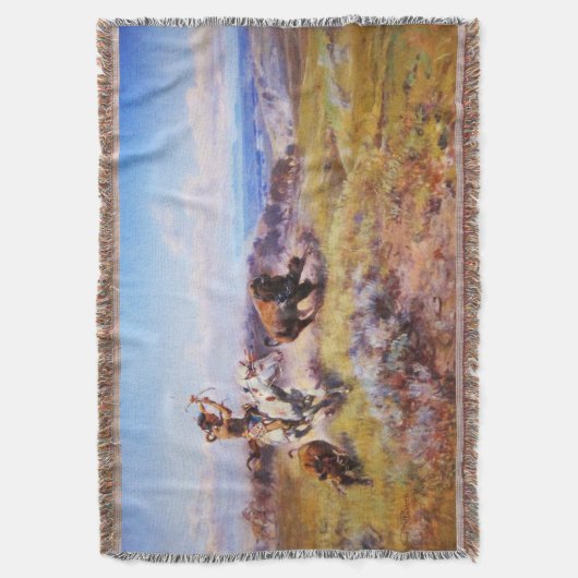 Charles Russell 1 couverture de jet (devant Vertical)