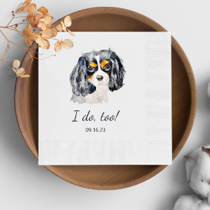 Charles Spaniel Dog gepersonaliseerd doe ik ook Servet