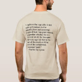 Charles Spurgeon Quote Shirt (Achterkant)