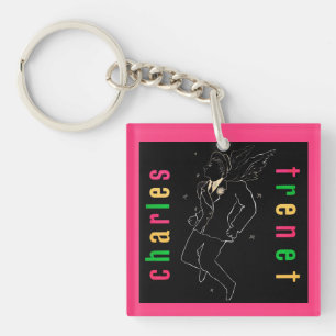 Charles Trenet Sleutelhanger