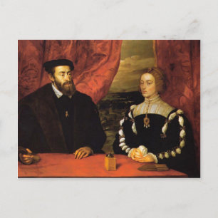 Charles V. , Empress Isabella door Peter Rubens Briefkaart