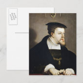 Charles V Holy Roman Emperor Briefkaart (Voorkant / Achterkant)