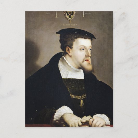 Charles V Holy Roman Emperor Briefkaart (Voorkant)