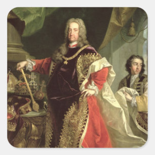 Charles VI, de Heilige Romeinse keizer die de Vierkante Sticker