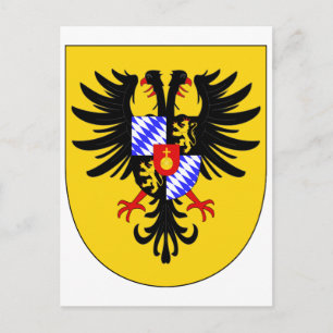 Charles VII Wapenimperiale Coat Heilige Romeinse k Briefkaart