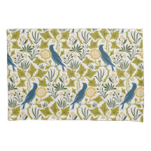 Charles Voysey Tussen de bladeren met Bluebirds