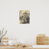 Charles XII van Zweden die Kopenhagen binnenkomt Poster (Keuken)