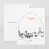 Charlesbrug in Praag Briefkaart (Voorkant / Achterkant)