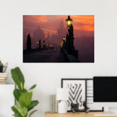 Charlesbrug Praag Poster (Thuiskantoor)