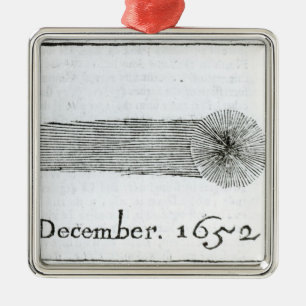 Charles's Comet, december 1652 Metalen Ornament