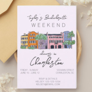 Charleston Bachelorette Invitation & Détails