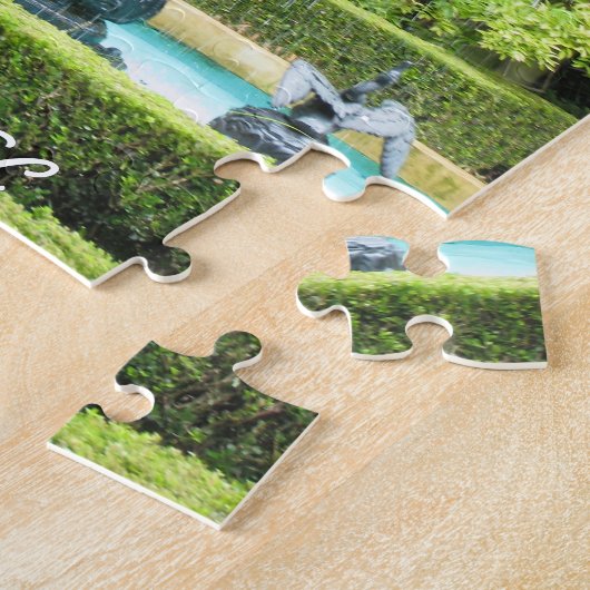 Charleston Caroline du Sud Jardin Fontaine Puzzle (Côté)