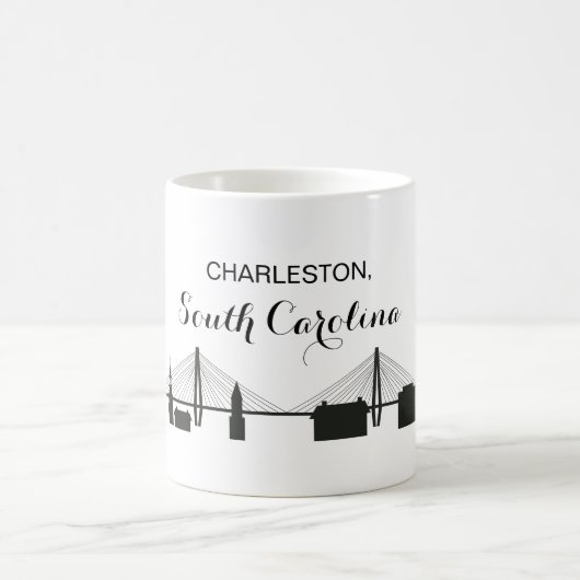 Charleston Caroline du Sud Skyline Coffee Mug (Centre)