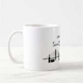 Charleston Caroline du Sud Skyline Coffee Mug (Gauche)