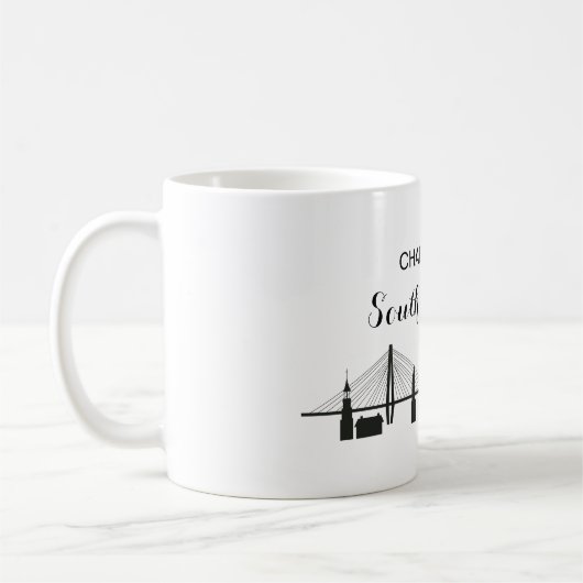 Charleston Caroline du Sud Skyline Coffee Mug (Gauche)
