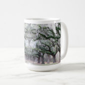 Charleston Chênes Arbres Café Mug (Devant droit)