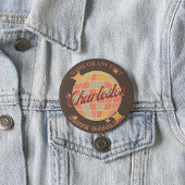 Charleston City, South Carolina Ronde Button 3,2 Cm