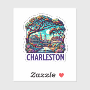 Charleston City Zuid Carolina Verenigde Staten Sticker