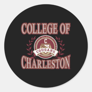 Charleston Cougars Laurels Ronde Sticker