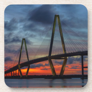 Charleston Fire like Sunset Bier Onderzetter